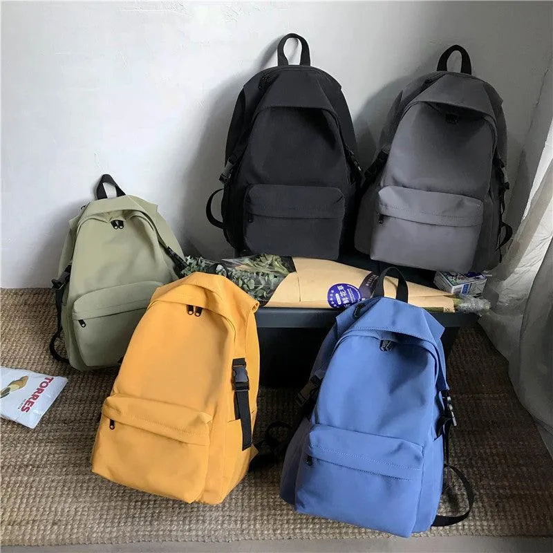 Schoolbag Korean Harajuku Ulzzang Large Capacity High School Backpack Female College Student Simple Backpack Male Ins Fashion