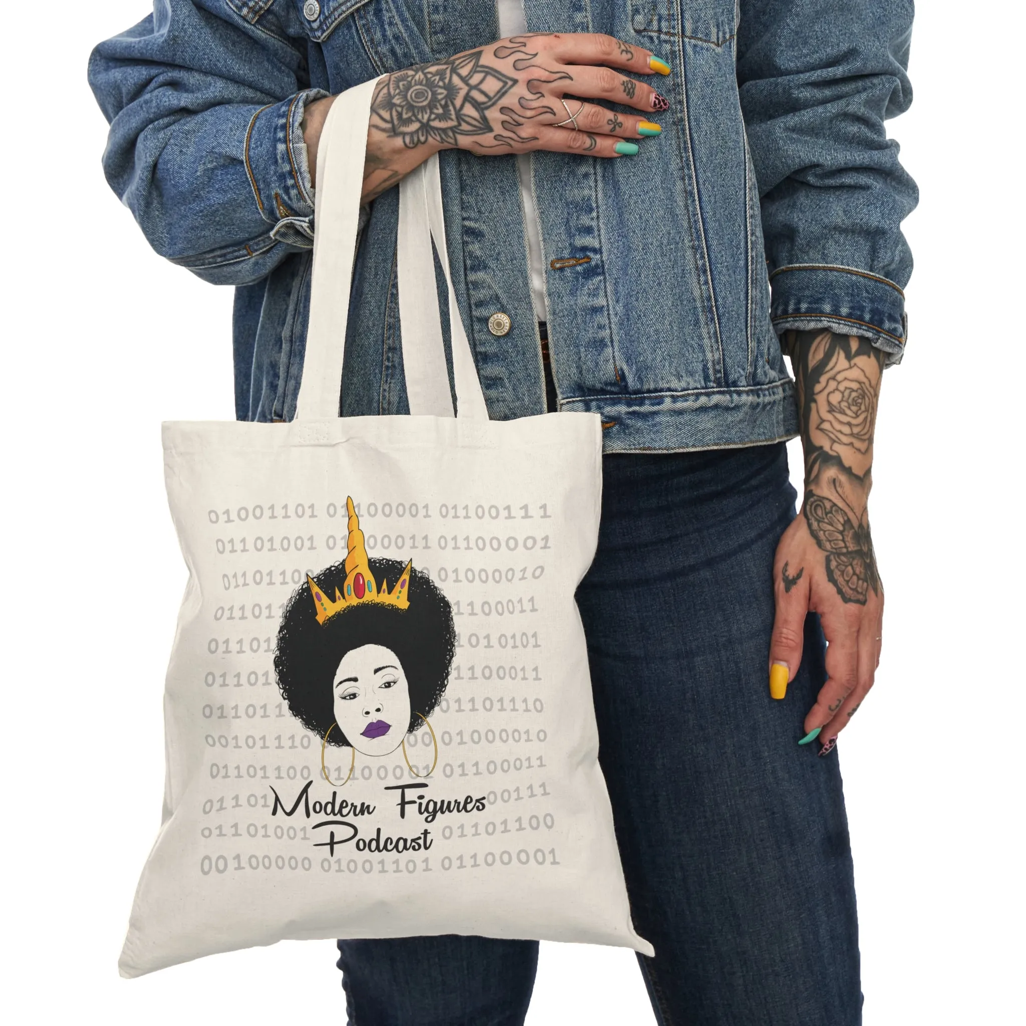 Shoulder Tote Bag  (binary)