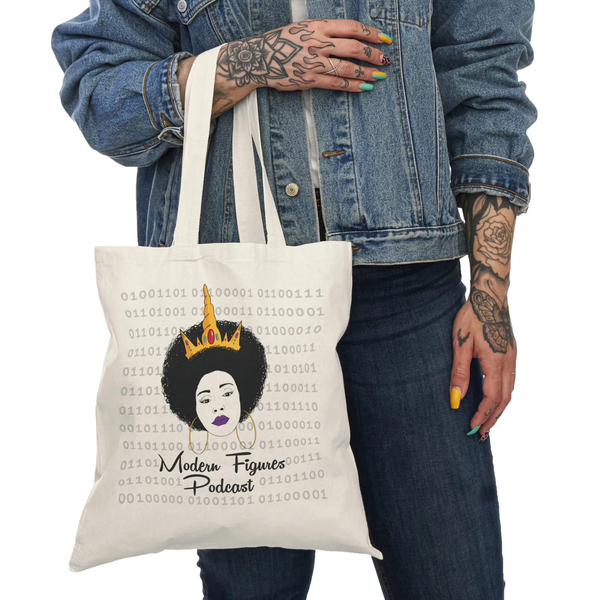 Shoulder Tote Bag  (binary)