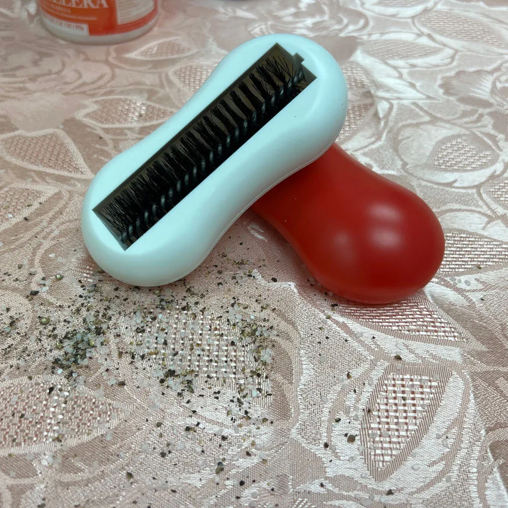 Table Sweeper Rolling Crumbs Brush Portable Cleaner Desk Broom Dust Vacuum