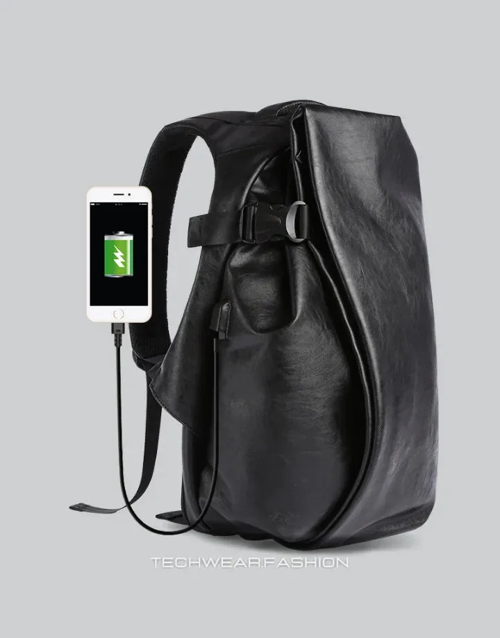 Techwear Backpack with USB Charging Port