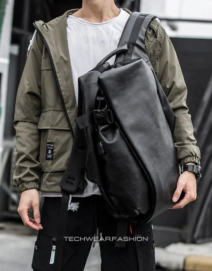 Techwear Backpack with USB Charging Port