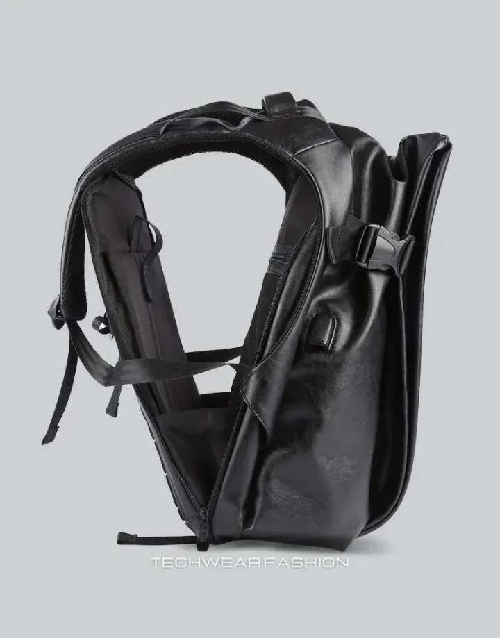 Techwear Backpack with USB Charging Port