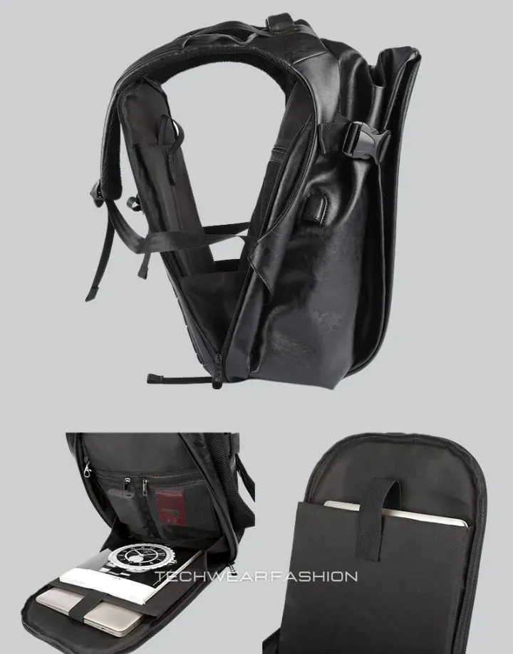 Techwear Backpack with USB Charging Port